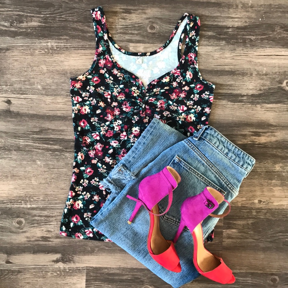 ❤️ Floral Boho camisole